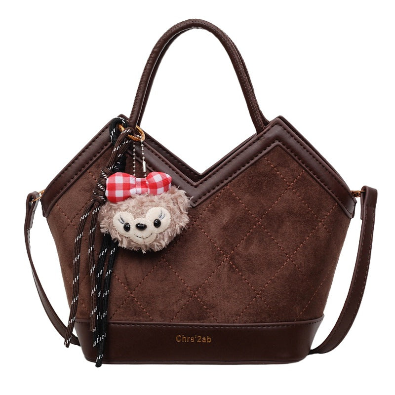 Niche style design fashion large capacity shoulder bag for women 2025new arrivalautumclassy sense work clothingsatchel bucket bag