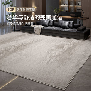 Carpet living room waterproof anti-fouling gray italian normcoreaccessible luxury floor mat no-wash wipeable for home sofa carpet bedroom