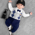 Baby casual gentleman jumpsuit long sleeves jumpsuit spring autum baby long sleeves rompers jumpsuit clothes spring & fall clothes