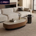Used style travertine slate special-shaped mango coffee table for home living room large and small apartment asymmetricalaccessible luxury creative coffee table