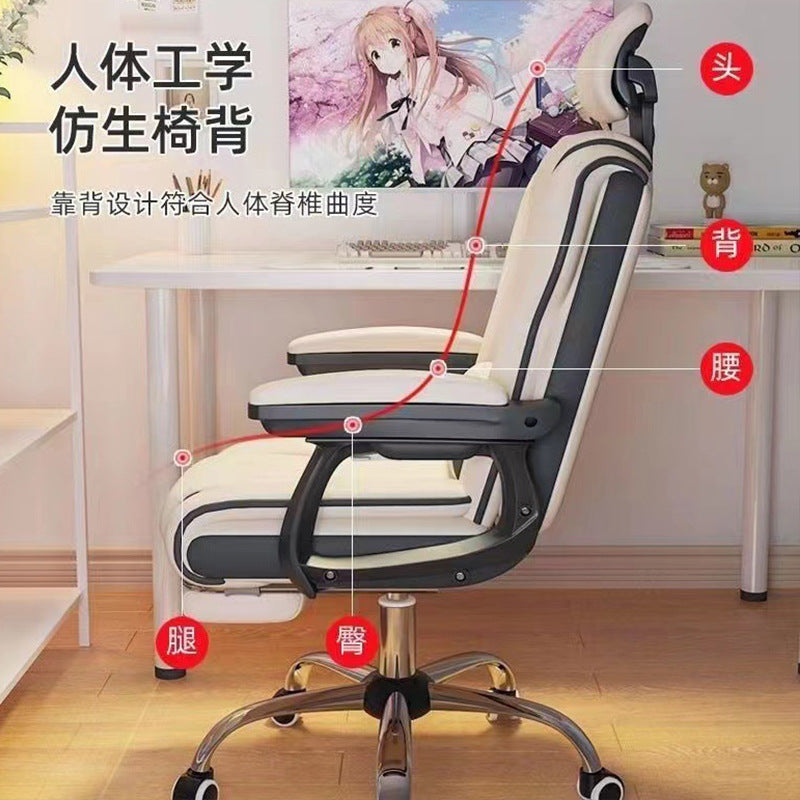 Computer chair for homee-sports chair reclining ergonomic sofa back chair office desk seat boss chair