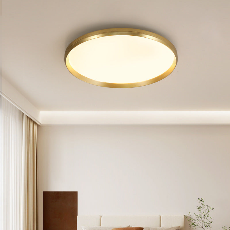 Zhongshan lamps led ultra-thin living room light hall main light without stroboscopic high display finger anti-blue light eye protection ceiling light