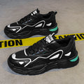 Men's shoes 2025 new trendy spring breathable athletic casual shoes running versatile student mesh height increasing chunky sneakers
