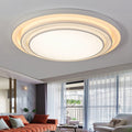 Led ceiling light round living room lamp 80cm minimalist modern elegant home bedroom light 1m large round room lighting fixture