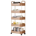 Movable coffee table snack cart cream style living room sofa side table mini bedside storage rack table