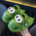 2024 new children's dinosaur slippers - funny & cute closed-toe sandals for boys, indoor/outdoor non-slip & wear-resistant