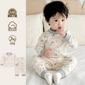 Kids' cotton thermal underwear set - boys' & girls' warm base layer for spring/autumn, baby & toddler pajamas