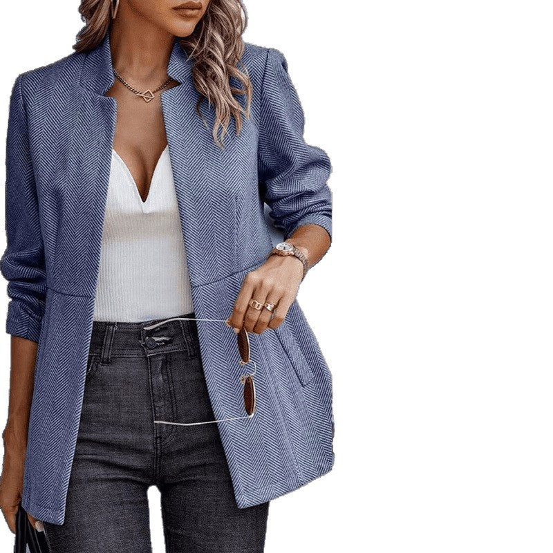 Amazon  new arrival: minimalist chic casual wool blend cardigan blazer