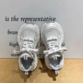 European station dad shoes women's 2026 summer new comfortable thick sole fashion breathable mesh versatile sports casual shoes