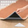 Floor mat fixed non-slip sticker fixed slot kitchen stair step mat foot pad non-slip holder (single shot not issued)