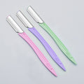 Ready-to-ship eyebrow razors, stainless steel blade eyebrow shavers with safety guard, women's eyebrow trimmers, hot-selling and in stock