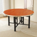Thickened round table 12 dining table solid wood glass banquet turntable for home hotel canteen round table top dining table country dining table