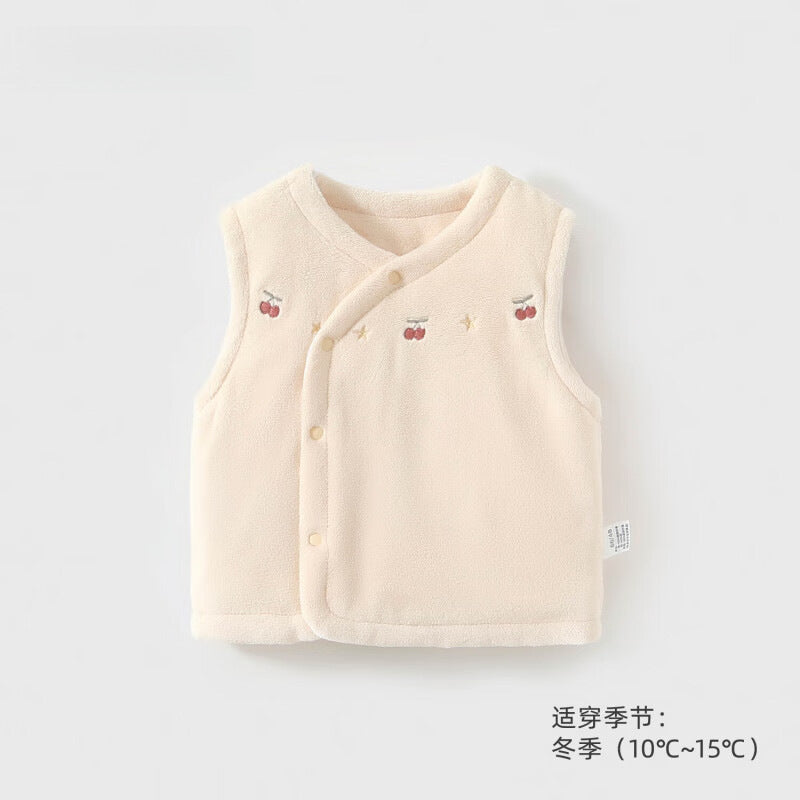 Babycare baby clothes autumn and winter children's vest newborn bib newborn baby bottom quilted vest