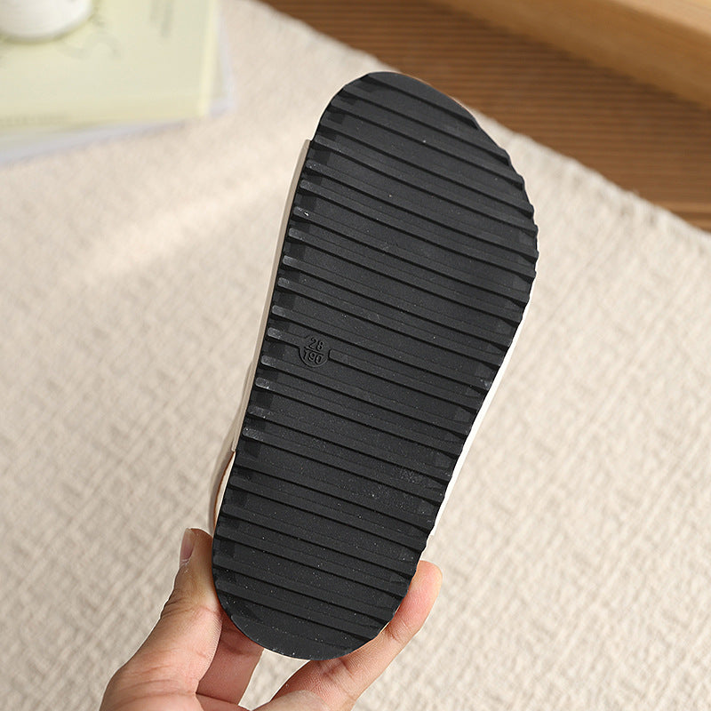 Women's summer outdoor slippers  new anti-slip thong sandals couple beach korean style trendy fashionable influencer sandals