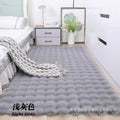 Plush carpet floor mat window sill bedroom balcony bubble velvet bedside blanket sofa cushion imitation rabbit blanket cross-border exclusive supply