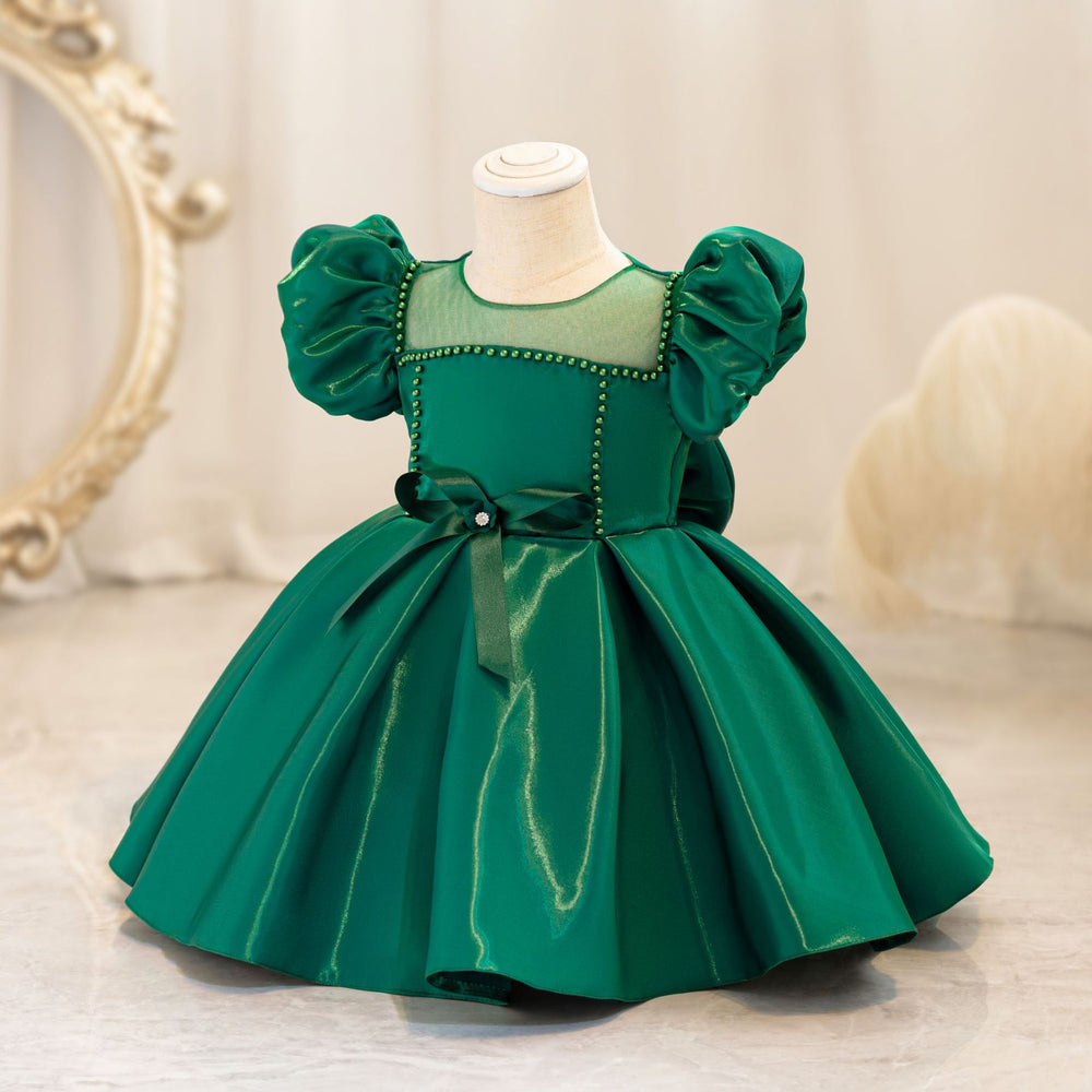 Export small children's dress puff sleeve princess dress baby girl first birthday dress baby dress