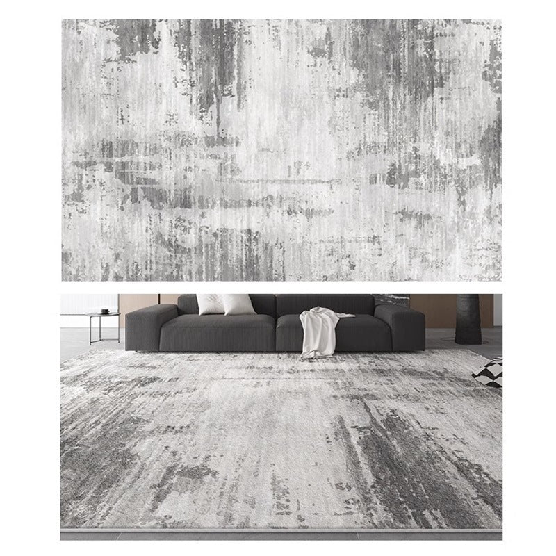 Waterproof rug for bedroom and living room -  new arrival - large area, full coverage, wash-free, wipeable, low-maintenance floor mat - light luxury, premium quality