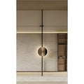 Modern minimalist light luxury long arm wall lamp - designer style for hotel, villa, front desk, and private room