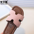 Vancahao kids small fragrance style slippers  summernew arrivalk-stylegirl french beach soft bottom sandals