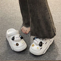 2024new arrival shit-stepping clogs for women outwearsummercutepopularthick sole nurse beach two-wear toe-cap slippers