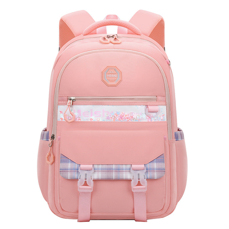 New elementary school backpack for girls, grades 1-6: ultra-lightweight, ergonomic, and portable