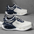 Men's 2026 spring new arrival: air cushion shock absorption, soft sole, height increasing, thickened high-top platform sneakers - trendy basketball shoes for men