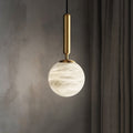 Postmodern casual creative marble bedroom bedside small chandelier bar designer hanging wire restaurant hanging wire small chandelier