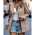 Amazon  new arrival: minimalist chic casual wool blend cardigan blazer