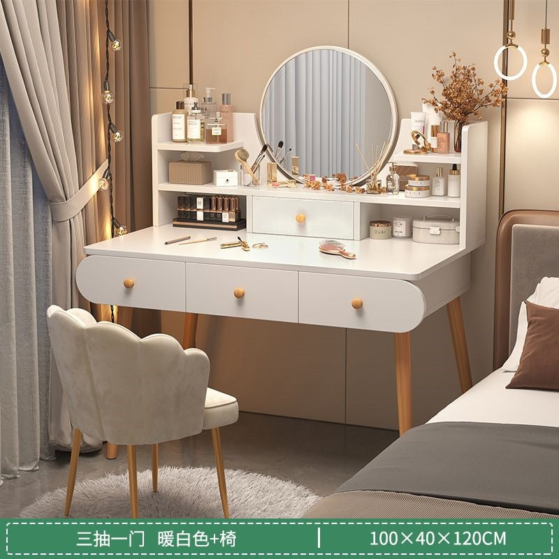 Vanity table bedroom simple modern small makeup cabinet all-in-one small apartment new arrival makeup table makeup table