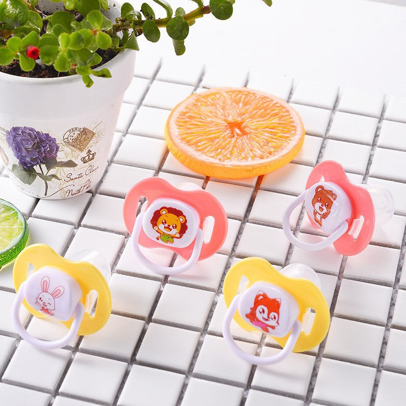 English card pack, baby pacifier cartoon silicone sleeping pacifier, newborn baby pacifier with lid.