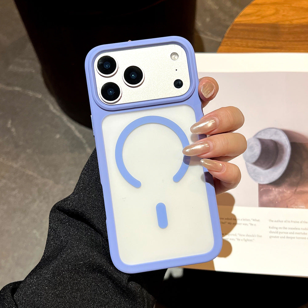 new magnetic phone case for iphone 17 pro, unisex design, compatible with apple 16/15, sky shield magnetic case