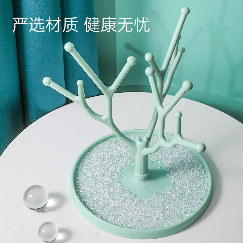 New antler baby bottle rack, removable drying rack, baby pacifier bottle drain rack, boxed