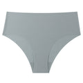 mid-waist plus size women's briefs seamless ice silk pants breathable quick-drying nylon underwear for women