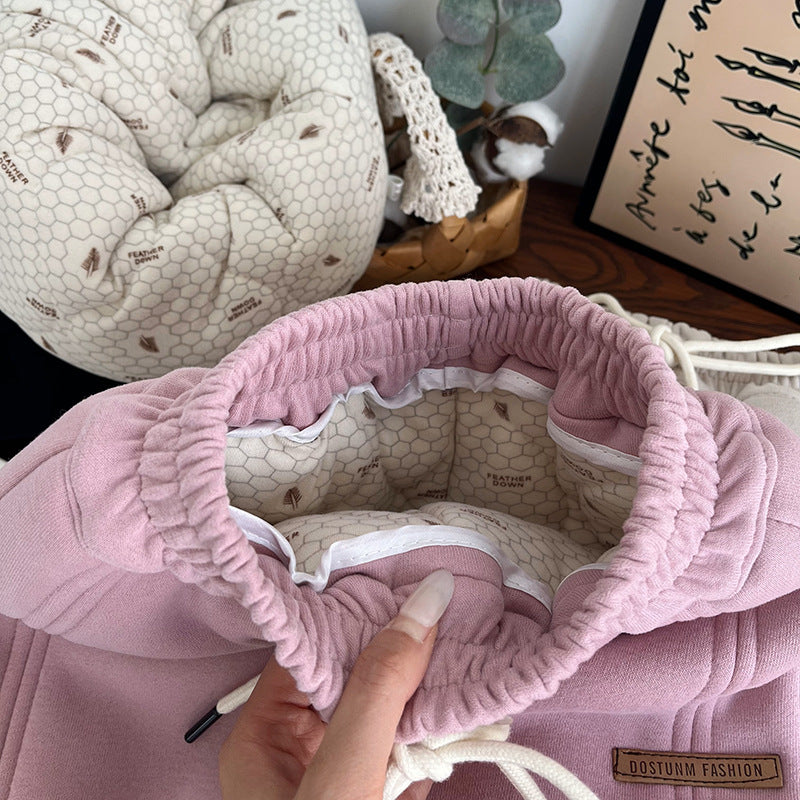[700g quilted cold resistance - one piece for winter]  new temperature change controllable quilted thickeneded sweatpants cotton