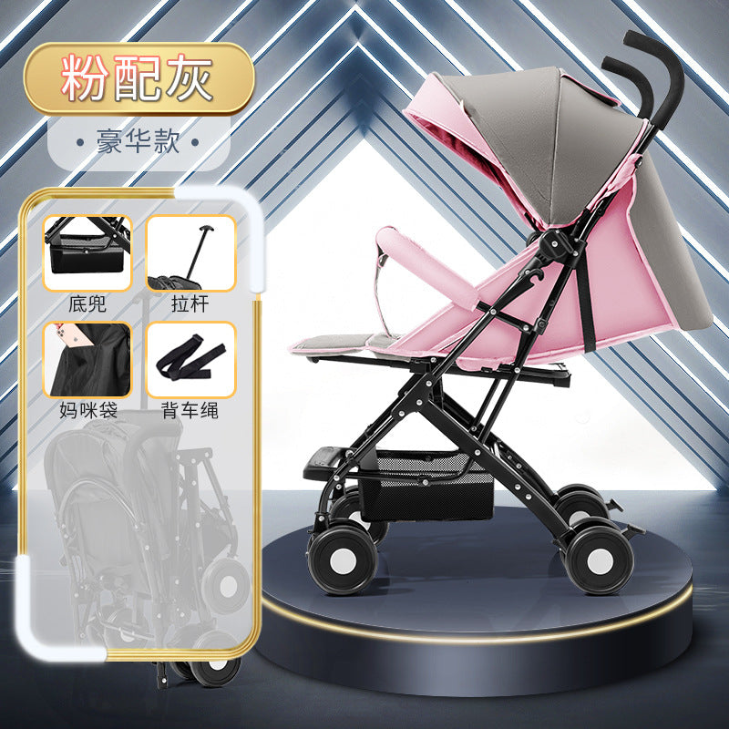 Ultralight baby stroller - convertible, foldable, portable - perfect for outings with your little one!