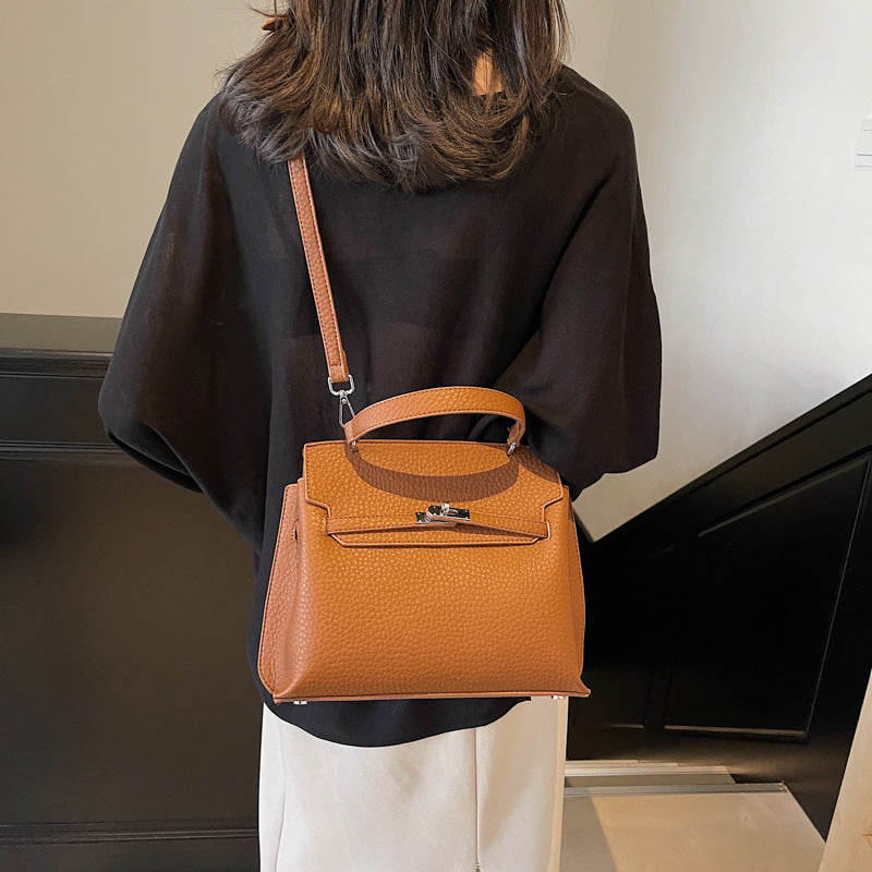 Premium women's big bag 2025 popular new trendy fashion portable large capacity shoulder bag versatile messenger bag