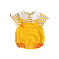 Baby bag fart summer thin vest male and female baby summer jumpsuit lapel fish frog triangle ha clothes