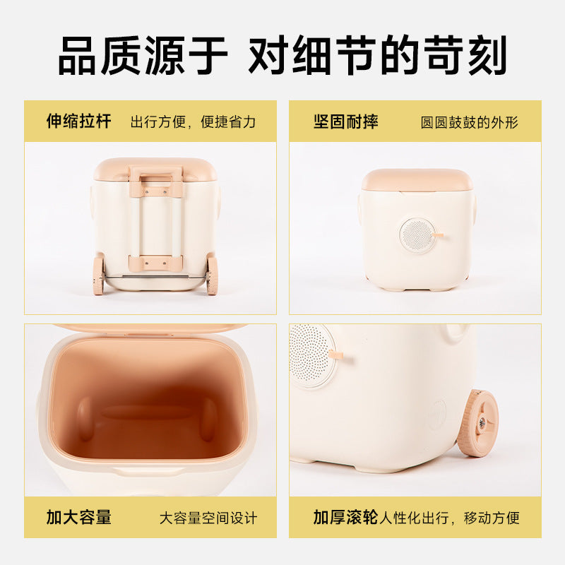 Ice master lever pulley insulated box camping cold beer red wine beverage outdoor picnic cold drink insulated box