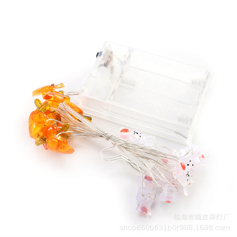 LED fastener copper wire light Christmas day LED atmosphere decorative lights birthday gift box room arrangement copper wire light