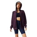 Fall and winter sports outwear yoga outweartops hooded cardigan outwear women's loose fitness clothing long sleeves yoga clothing