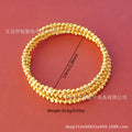Back-to-school gift three-ring fashion square bead design women's bracelet, suitable for daily wear as a party gift