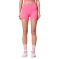 Summernew arrival double-sided brushed yoga shorts high waist hip lifting elastic silm running sports three-quarter pants for women s2037