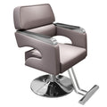 Influencer-approved barber chair, salon chair, hairdressing chair - professional, minimalist design for hair cutting, perming, and coloring