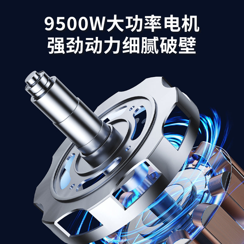 High-power, large-capacity stainless steel blender - multi-functional food processor, juicer, grinder, and mixer for home use - cross-border e-commerce