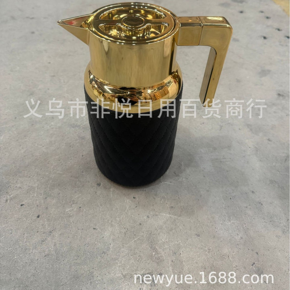 Factory direct sales cross-border best selling thermos kettle thermos coffee pot thermos kettle thermos teapot capacity plastic red bladder