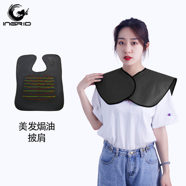Hair salon special baked oil hair dye shawl hair tool perm hair dye hair cloth hair cut anti-broken hair scarf shawl