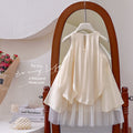 Girls' dress  new summer style halter neck princess dress mesh dress tank dress