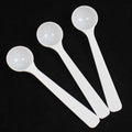 2ml plastic measuring spoon for mask powder, small spoon for fertilizer, pesticide, feed powder, precise measurement, holds 2g