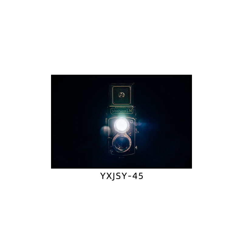 Camera photography Decorative painting Photo studio Black and white industrial style hanging painting Media studio Camera mural