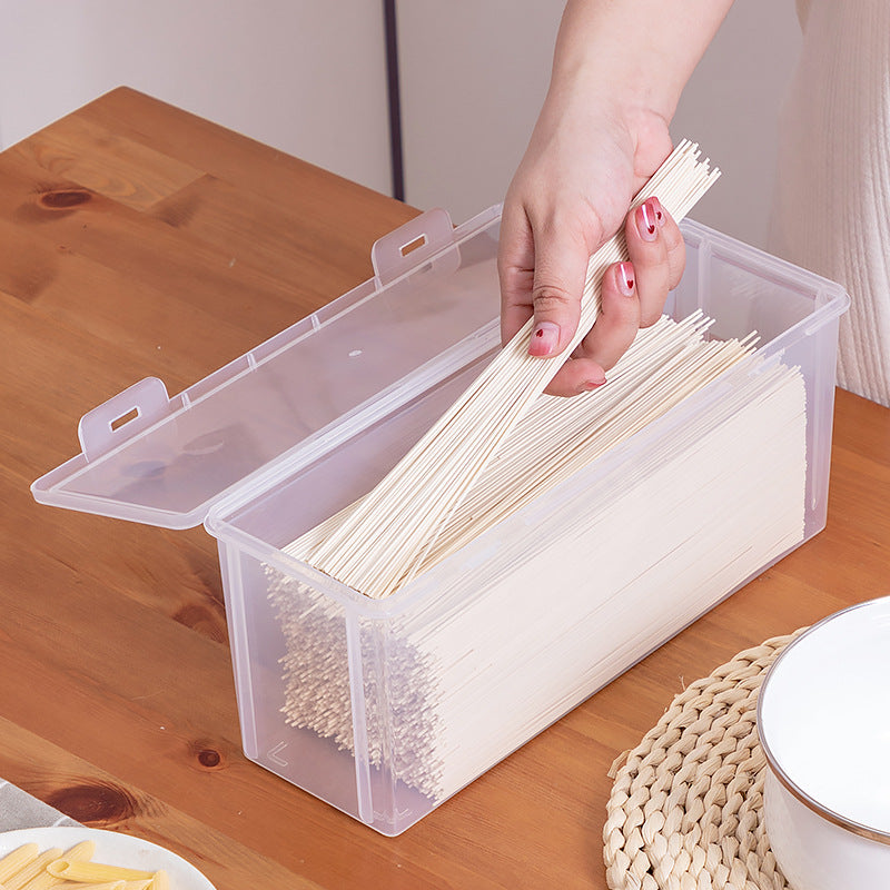 Kitchen Grains Storage Box Sealed Food Grade Noodles Pasta Noodles Storage Box Fresh Food Noodles Box